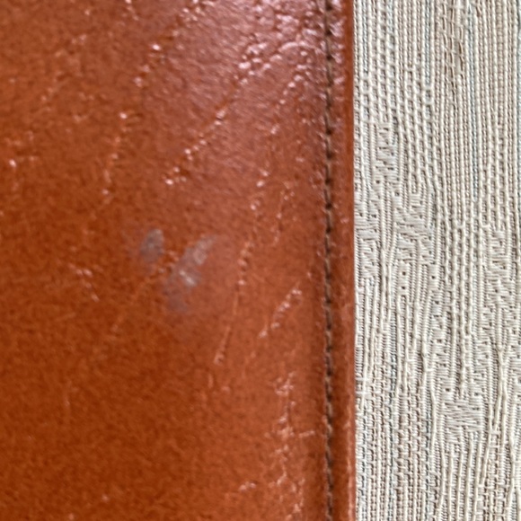 Genuine Leather Vintage 70s Zippered Stationary Folder - Picture 6 of 8